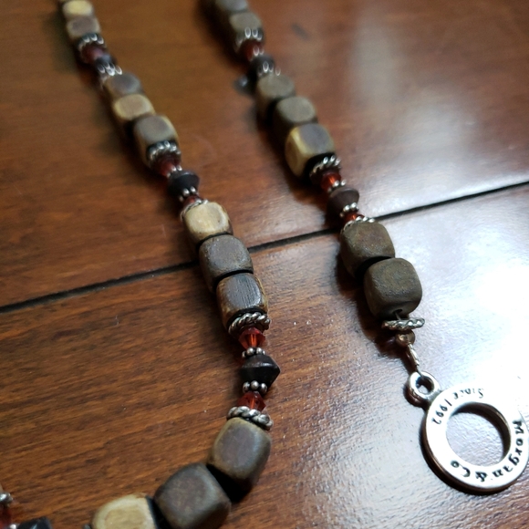 Morgan & Co Wooden Bracelet and Necklace - Picture 5 of 14